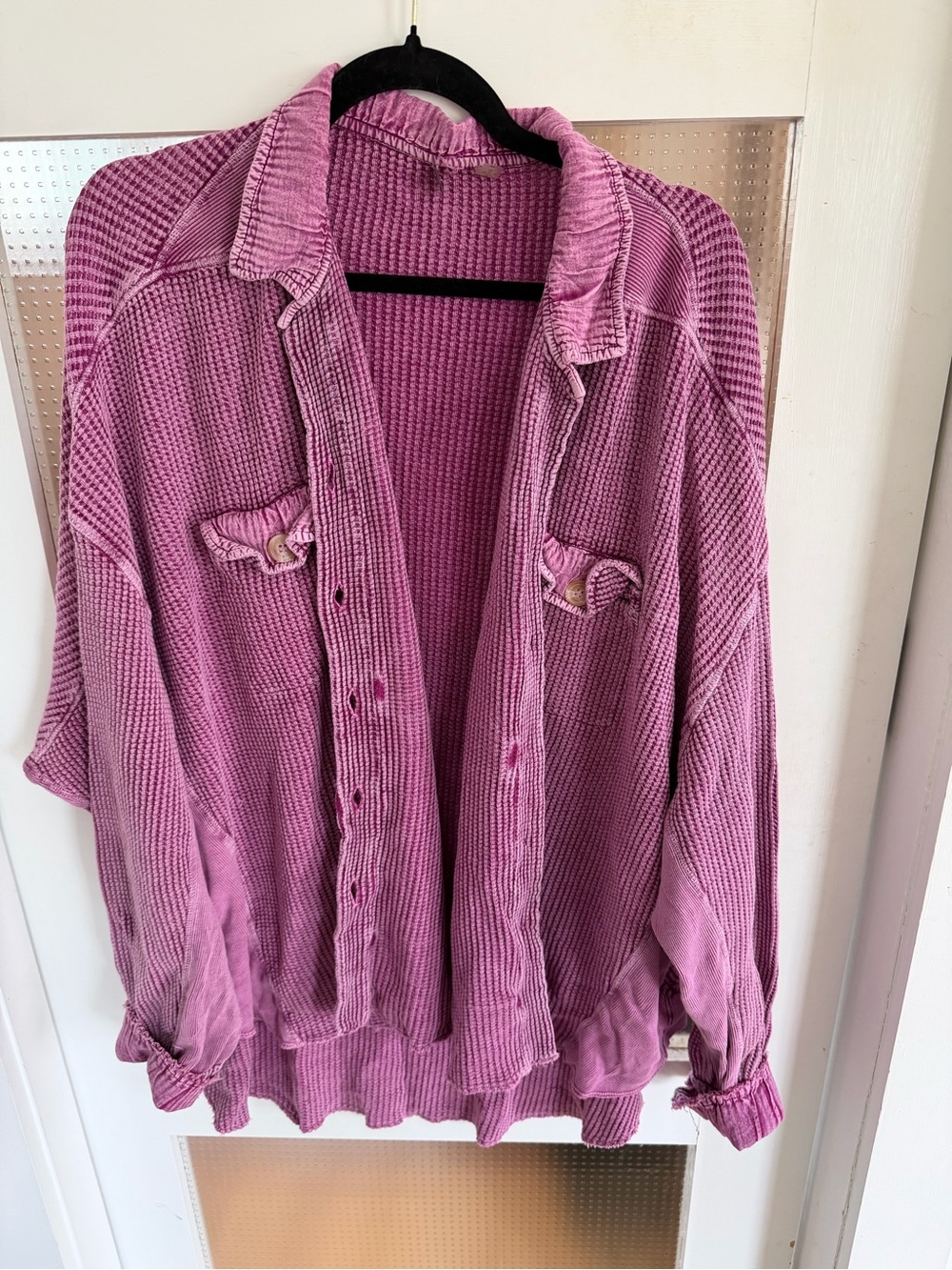 Free People One Scout XL Button-Front Top